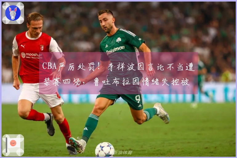 CBA严厉处罚！李祥波因言论不当遭禁赛四场，鲁吐布拉因情绪失控被禁赛一场